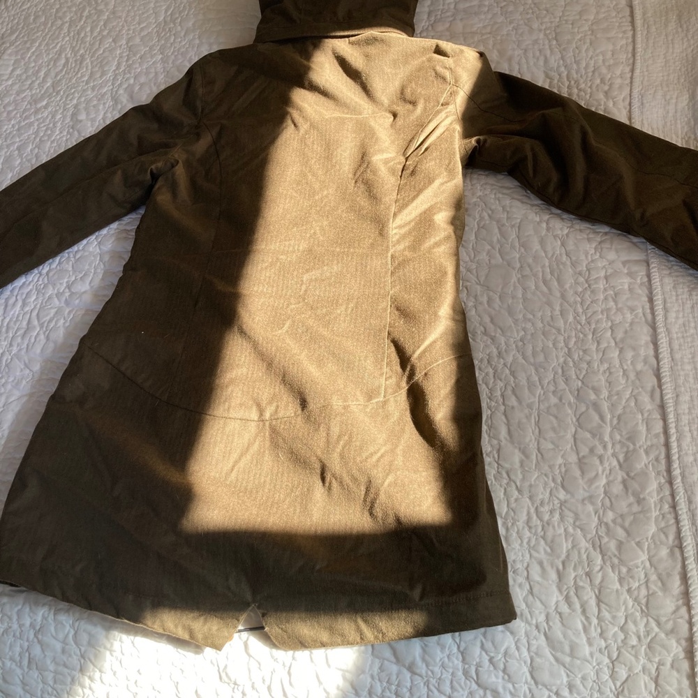 O'Neill Hooded Jacket Shell Adventure Series Size XS Olive Green - Picture 10 of 16